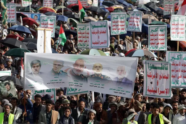 الحوثيون انخرطوا فيما يسمى «محور المقاومة» بقيادة إيران (إ.ب.أ)