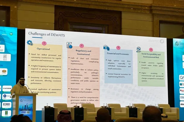 مدير عام الخدمات الفنية لـ«شركة المياه الوطنية» بندر الشمري (الشرق الأوسط)