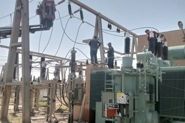 الشبكة الكهربائية في محافظة دير الزور (وزارة الطاقة)