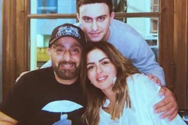 أحمد السقا ومها الصغير وابنهما ياسين (حساب السقا بإنستغرام)