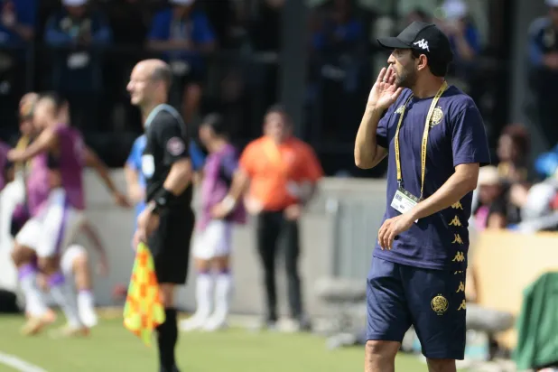 عبد الصمد الوراد، مساعد مدرب فريق الوداد البيضاوي (إ.ب.أ) 