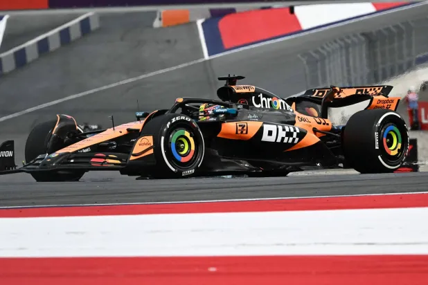 نوريس الأسرع في التجارب الحرة (أ.ف.ب)