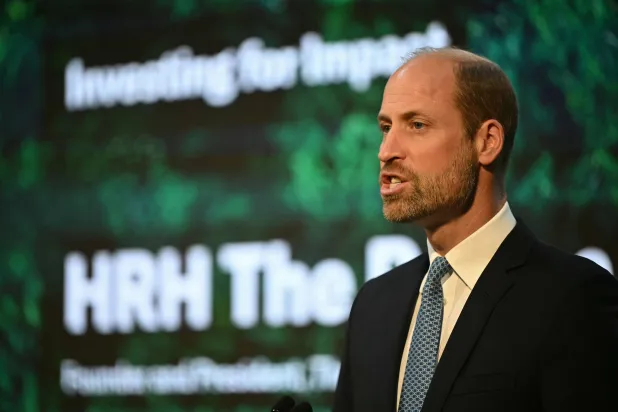 الأمير البريطاني ويليام يتحدث خلال حضوره مؤتمراً في لندن (د.ب.أ)