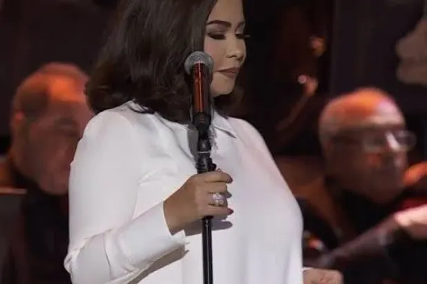 شيرين تعرضت للارتباك خلال الحفل (إنستغرام)