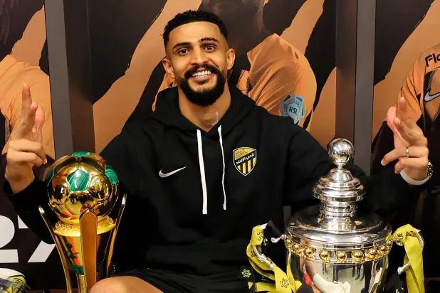 عبد الإله العمري حقق الثنائية المحلية مع العميد (نادي الاتحاد)