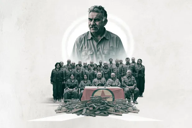 عبد الله أوجلان ومقاتلو العمال الكردستاني