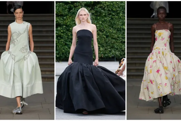 تلعب الأقمشة إلى جانب الألوان دوراً مهماً في تشكيل هذا التصميم ومنحه خصوصيته