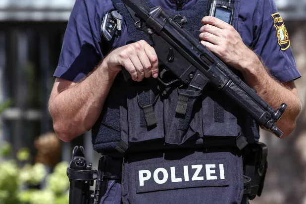 عنصر من الشرطة الألمانية (إ.ب.أ)