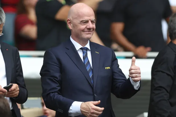 جياني إنفانتينو رئيس الاتحاد الدولي لكرة القدم (فيفا) (د.ب.أ)
