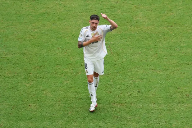 فالفيردي، لاعب وسط ريال مدريد الإسباني (أ.ف.ب) 