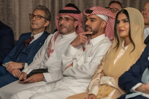 فيصل عباس رئيس تحرير «عرب نيوز» في العرض الخاص (الشرق الأوسط)