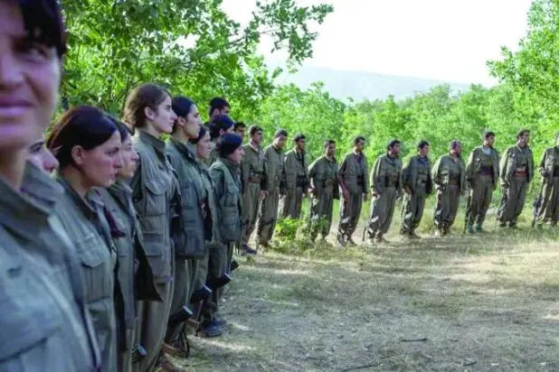 
عناصر من «العمال الكردستاني» في شمال العراق (رويترز)