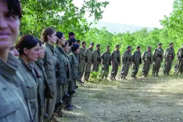 Irak'ın kuzeyindeki PKK üyeleri (Reuters)