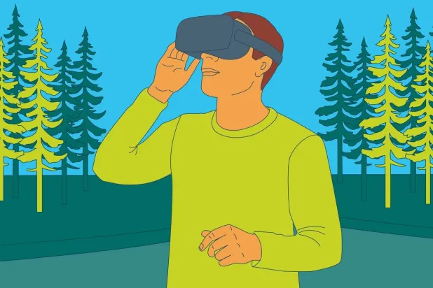 الاستجمام في الطبيعة عبر الواقع الافتراضي يُعزّز المزاج (معهد ماكس بلانك للتنمية البشرية)