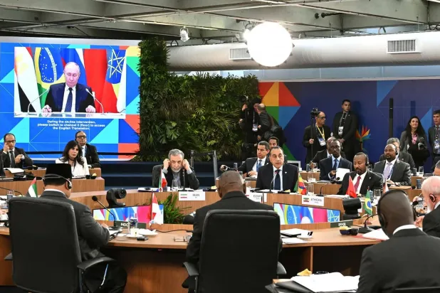 رئيس الوزراء المصري مصطفى مدبولي يرأس وفد مصر في النسخة الـ17 لقمة مجموعة بريكس (مجلس الوزراء المصري)