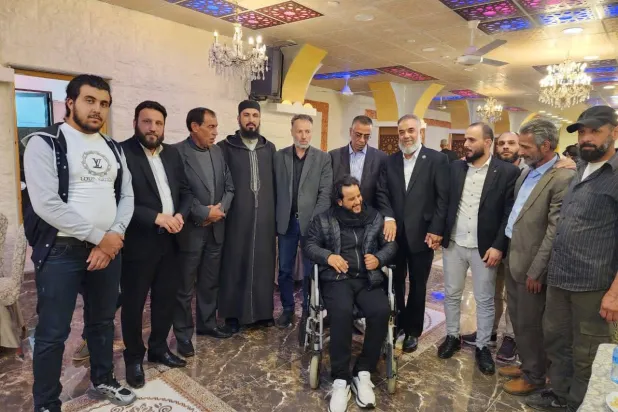 من لقاءات التشاور في «التجمع المدني لأبناء الجولان» (الشرق الأوسط)