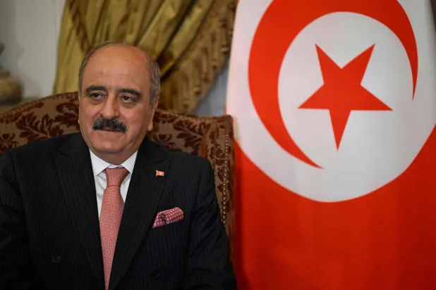 وزير الشؤون الخارجية والهجرة والتونسيين بالخارج محمد علي النفطي (أ.ف.ب)