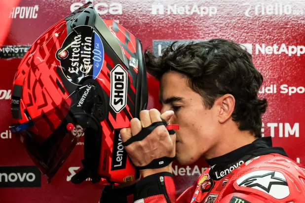 مارك ماركيز متسابق فريق دوكاتي (إ.ب.أ)