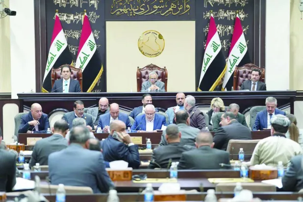 البرلمان العراقي خلال إحدى جلساته في بغداد (إعلام البرلمان)