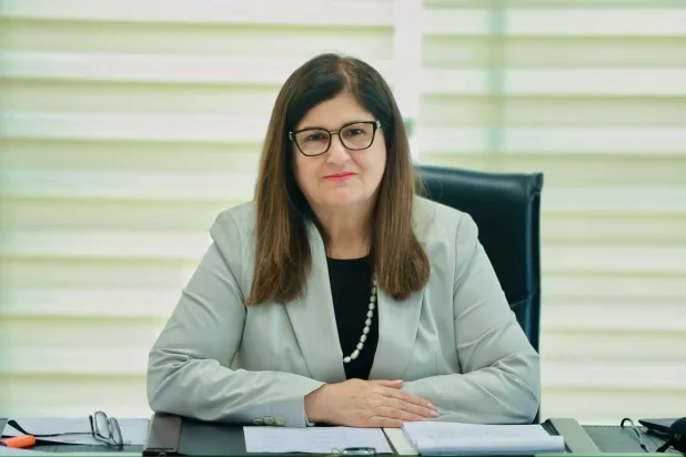 وزيرة الخارجية الفلسطينية فارسين أغابكيان شاهين (الخارجية الفلسطينية)