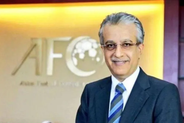 الشيخ سلمان بن إبراهيم آل خليفة رئيس الاتحاد الآسيوي (الاتحاد الآسيوي)