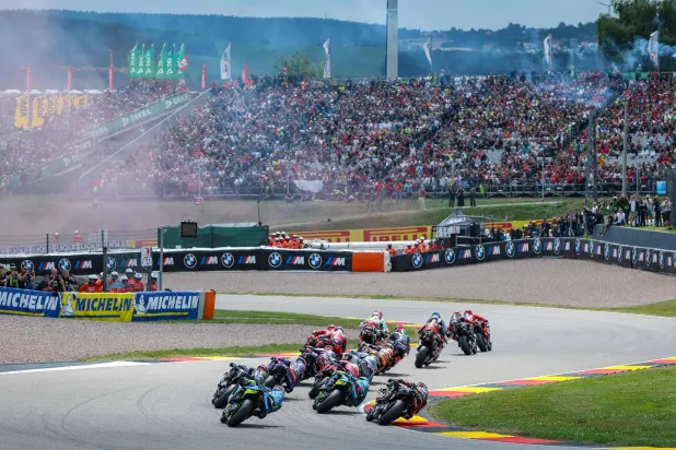 بطولة العالم للدراجات النارية ستحتفل بالذكرى المئوية لحلبة زاكسنرينغ (أ.ف.ب)