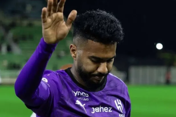 خالد الغنام لاعب الاتفاق المعار للهلال (الشرق الأوسط)