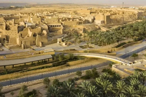 جانب من منطقة «الدرعية» (واس)