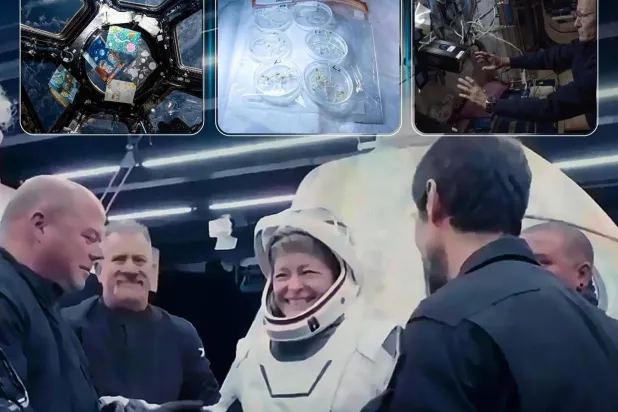 جانب من عودة ناجحة لتجارب «الفضاء مداك» من محطة الفضاء الدولية (وكالة الفضاء السعودية)