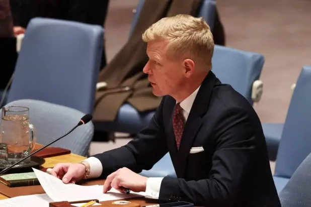 UN Special Envoy to Yemen Hans Grundberg in a previous briefing to the Security Council (AFP)