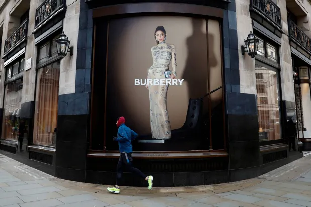FILE PHOTO: A Burberry store is seen in London, Britain, January 16, 2023.  REUTERS/Peter Nicholls/File Photo