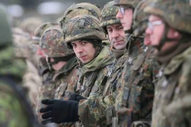 جنود ألمان في ليتوانيا (آ ف ب)