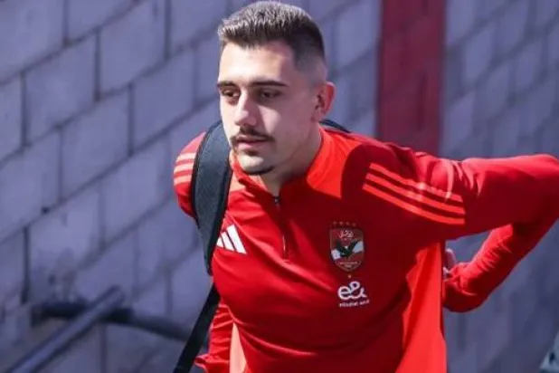 السلوفيني نيتس غراديشار مهاجم النادي الأهلي المصري (النادي الأهلي)