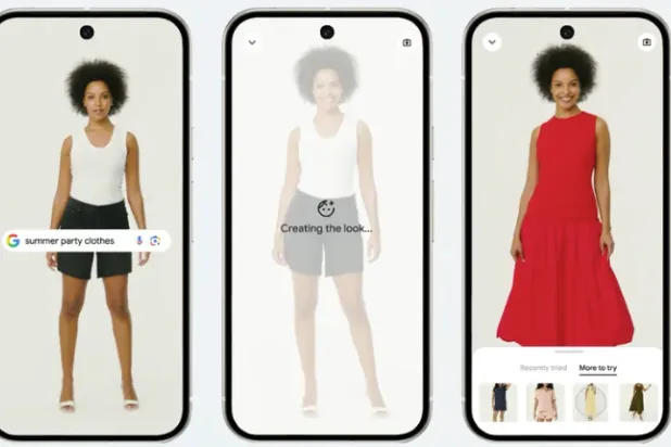ميزة اقتراح الأزياء المدعومة بالذكاء الاصطناعي توفّر تشكيلات كاملة بناءً على الاتجاهات وسلوك المستخدم والمخزون المتاح (غوغل)