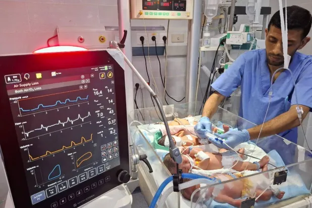 أكثر من مولود في حضّانة واحدة (منظمة أطباء بلا حدود )