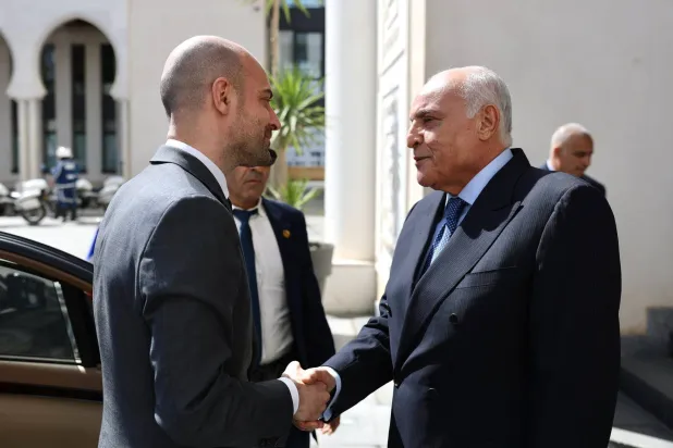 وزيرا خارجية الجزائر وفرنسا في 6 أبريل 2025 (الخارجية الجزائرية)