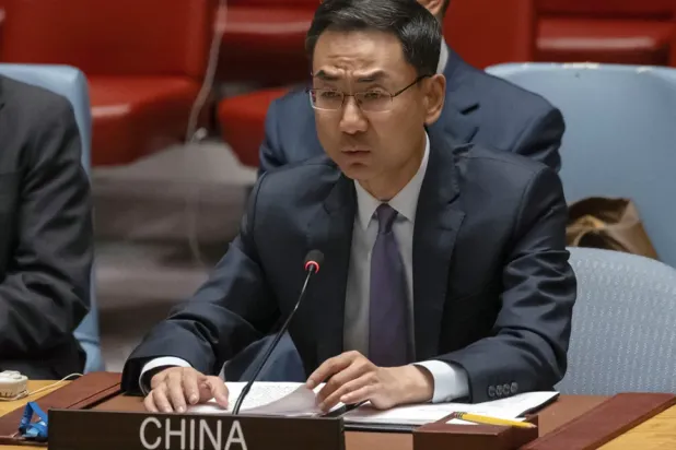 Çin'in Birleşmiş Milletler Daimi Temsilci Yardımcısı Geng Shuang (Çin medyası)