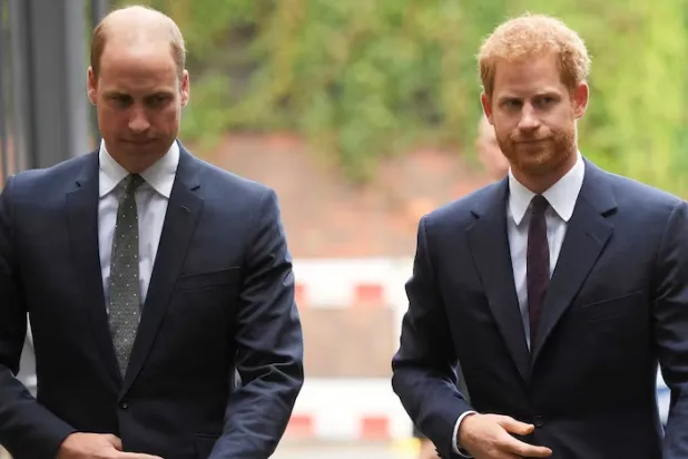 الأمير البريطاني هاري (يمين) وشقيقه الأمير ويليام (أ.ب)
