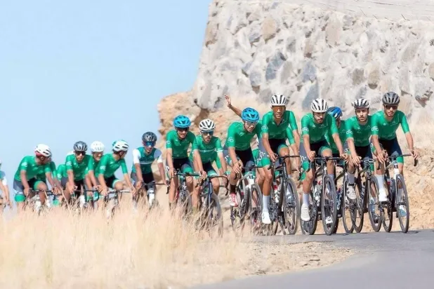 من استعدادات الدراجين السعوديين للاستحقاقات الدولية المقبلة (الشرق الأوسط)