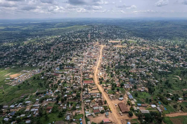 Demokratik Kongo Cumhuriyeti'nin doğusundaki Ituri eyaletine bağlı Komanda kasabası (Arşiv-AFP)
