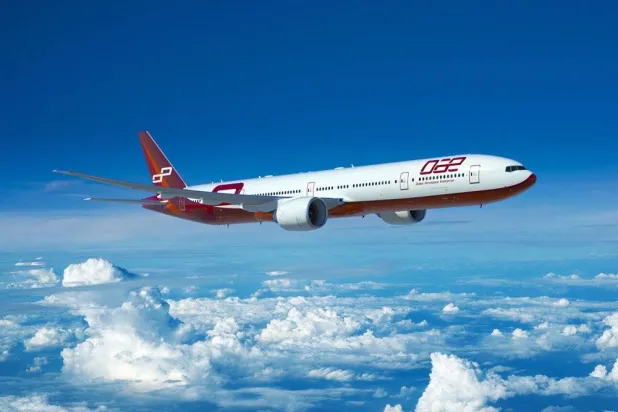 إحدى الطائرات التابعة لـ«دبي لصناعات الطيران» (موقع الشركة الإلكتروني)