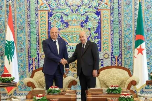 إمداد لبنان بالطاقة يتصدر أجندة زيارة عون إلى الجزائر