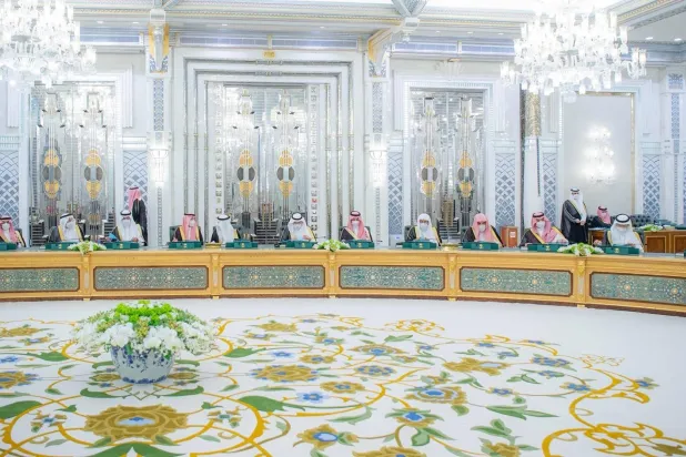 مجلس الوزراء السعودي برئاسة خادم الحرمين الشريفين الملك سلمان بن عبد العزيز (واس)