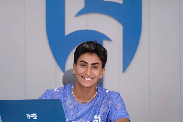 حارسة المرمى ليلى القحطاني (نادي الهلال)