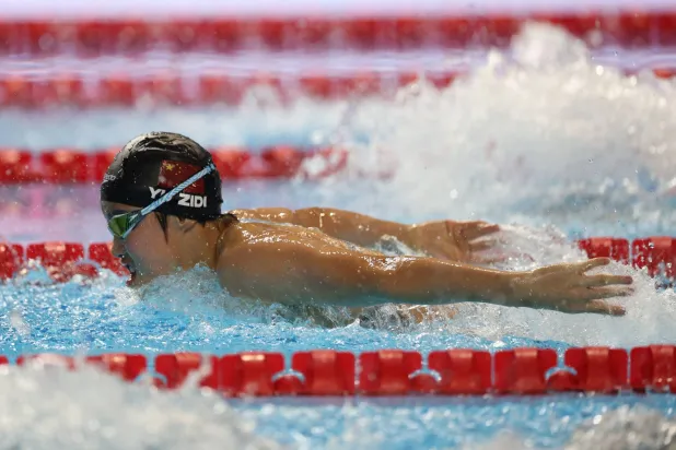 الفتاة الصغيرة كانت على بُعد ستة أعشار من الثانية من إحراز ميدالية (إ.ب.أ)