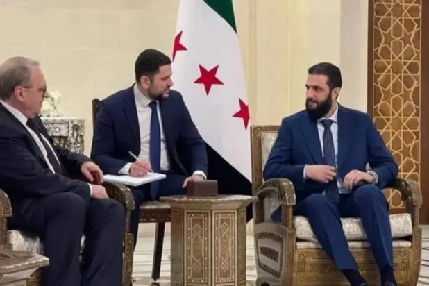 Suriye Devlet Başkanı Ahmed eş-Şara ocak ayı sonunda Şam'da Rusya Dışişleri Bakan Yardımcısı Mihail Bogdanov ile görüştü (Arşiv-Russia Today)