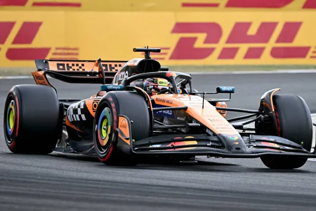 بياستري خلال مرحلة التجارب الحرة (أ.ف.ب)