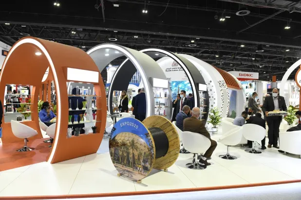 جناح «كابلات الرياض» في أحد المعارض (موقع الشركة الإلكتروني)