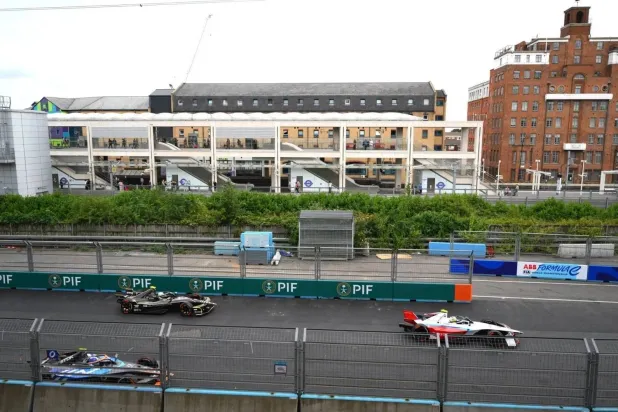 Formula E races serve as a means for testing new technologies in electric cars. (Asharq Al-Awsat) 