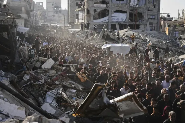 Palestinians Across West Bank Protest Gaza War